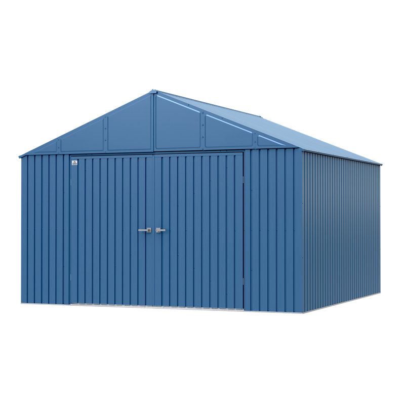 Arrow Elite 12 ft. W x 12 ft. D Galvalume Steel Storage Shed Wayfair